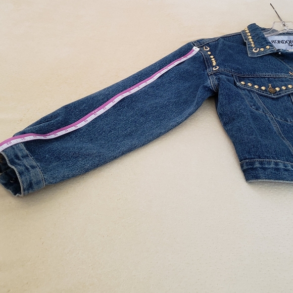 Encore Custom denim studded jacket  Medium - Picture 12 of 15